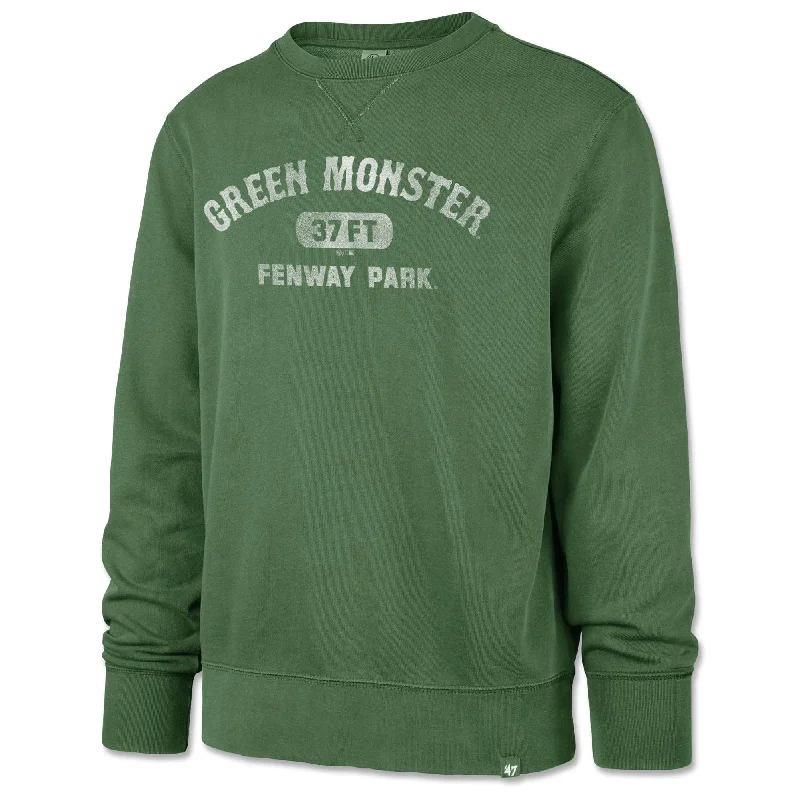 Weekend Discounts to Enjoy 47 Hudson CREW Neck Sweatshirt - Green Monster - Meadow