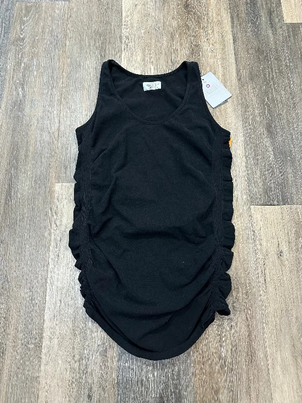 Overstock Clearance Athletic Tank Top By Athleta In Black, Size: L