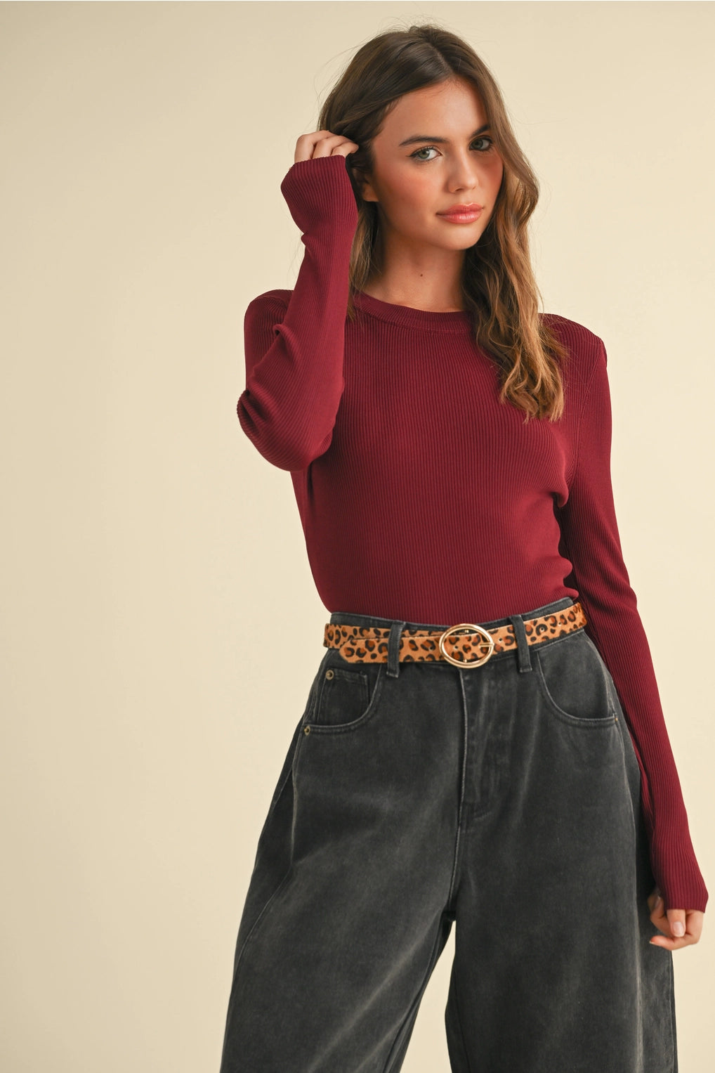 Exclusive Weekend Offers Inside Ryleigh Ribbed Long Sleeve