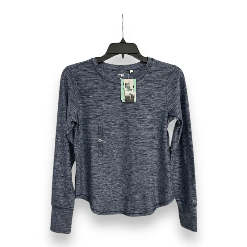 Unwind with Weekend Discounts Athletic Top Long Sleeve Crewneck By Dsg Outerwear In Blue, Size: Xs