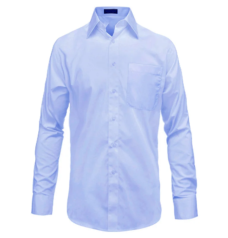 Special Promotion The Essential Solid Light Blue Dress Shirt