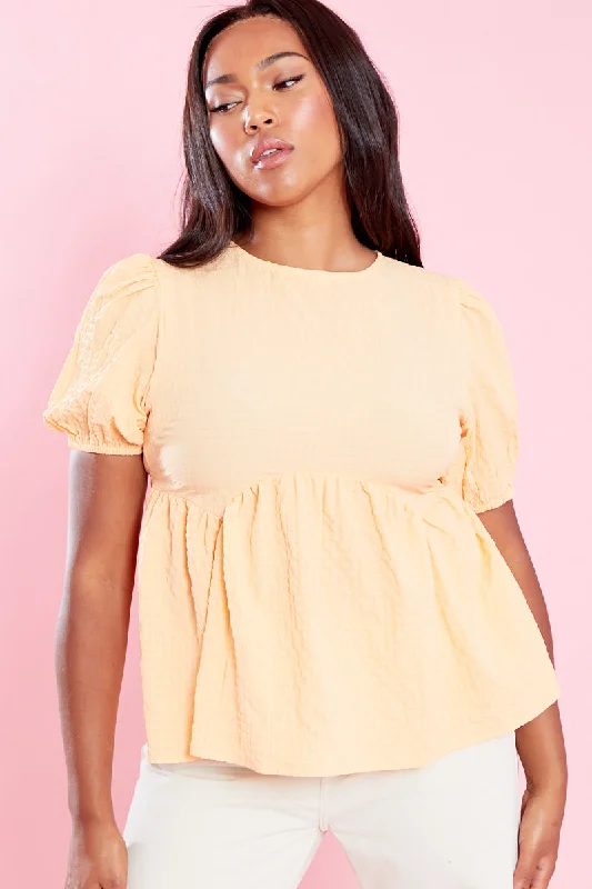 Weekend Offers That Shine Marnie Peplum Blouse - Curve