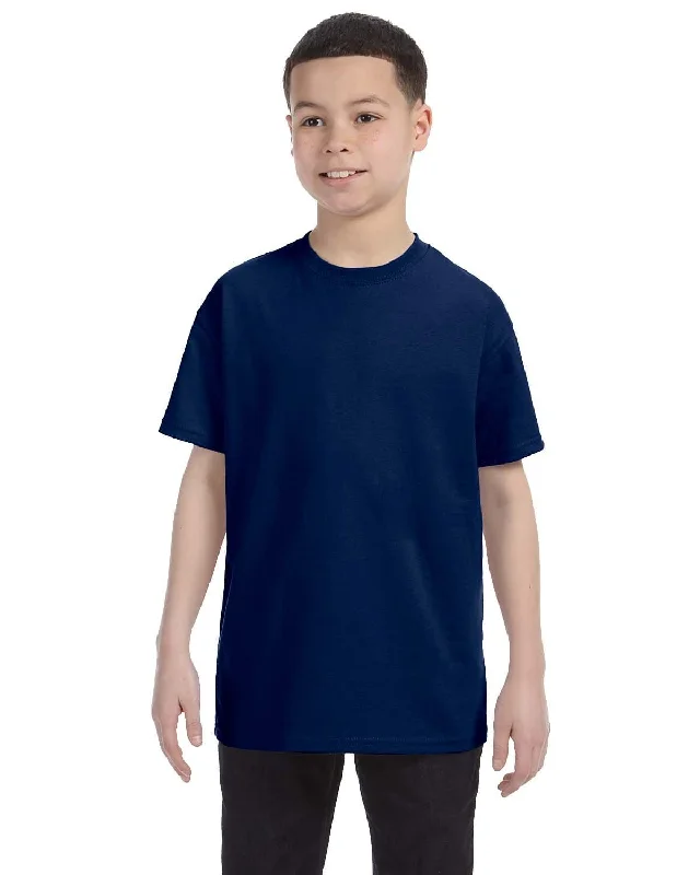 Weekend Deals That Sparkle Gildan Youth Lightweight 100% Cotton T-Shirt | Navy