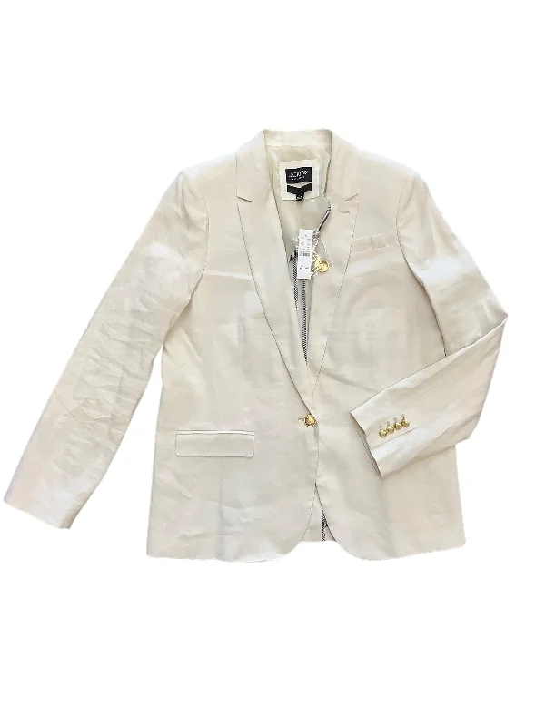 Weekend Offers That Shine Blazer By J. Crew In Cream, Size: 14T