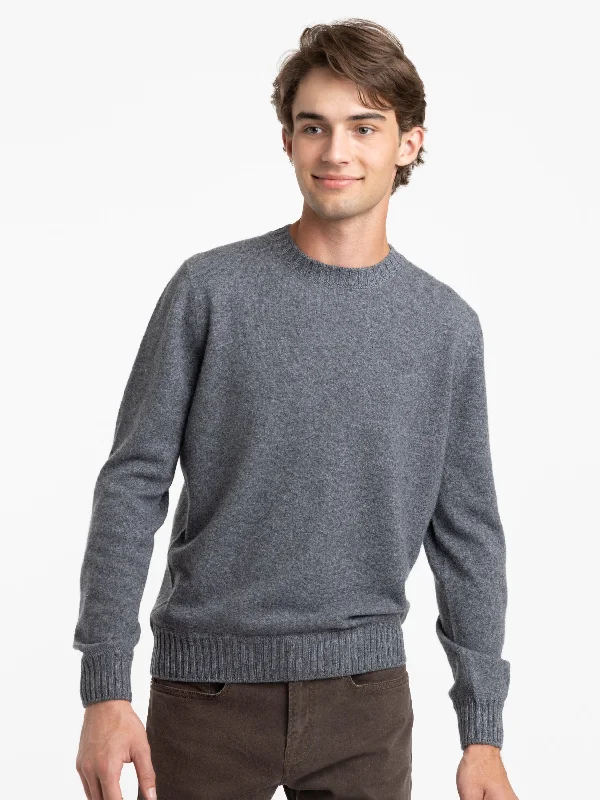 Price Slash Charcoal Grey Felt Cashmere Sweater