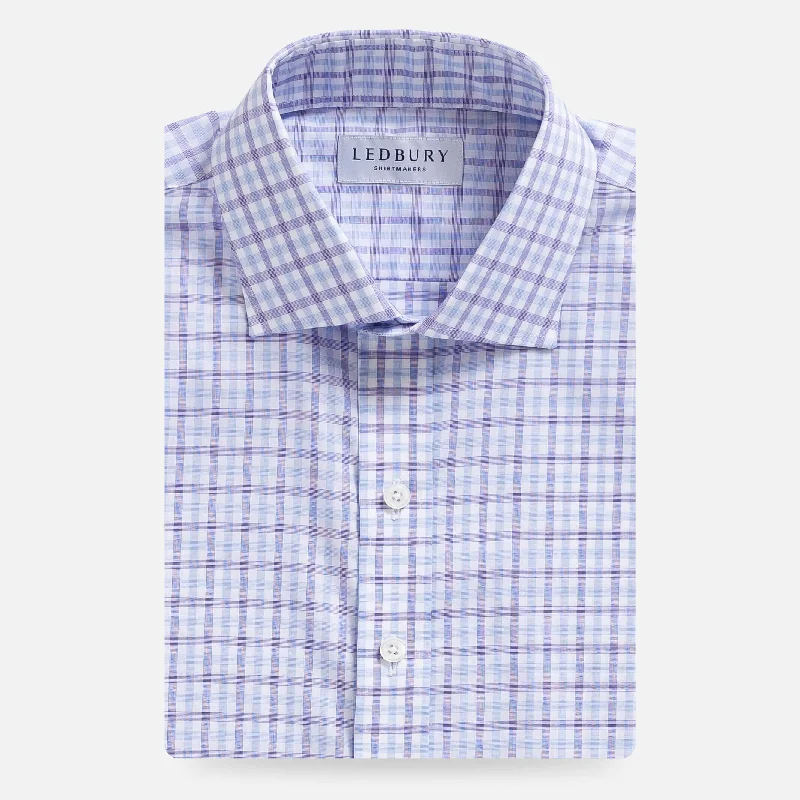 Time-Limited Offer The Purple Arville Check Comfort Stretch Custom Shirt