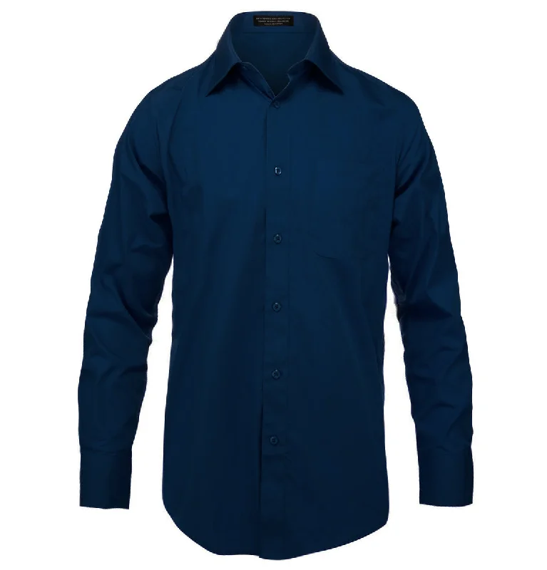 Buy More, Save More The Essential Solid Navy Men's Shirt