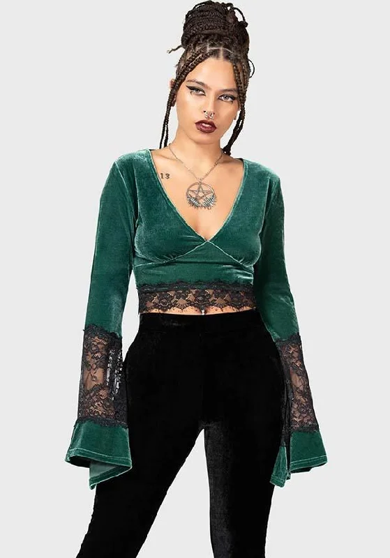 Deal of the Day Naomi [Green] | LONG SLEEVE TOP
