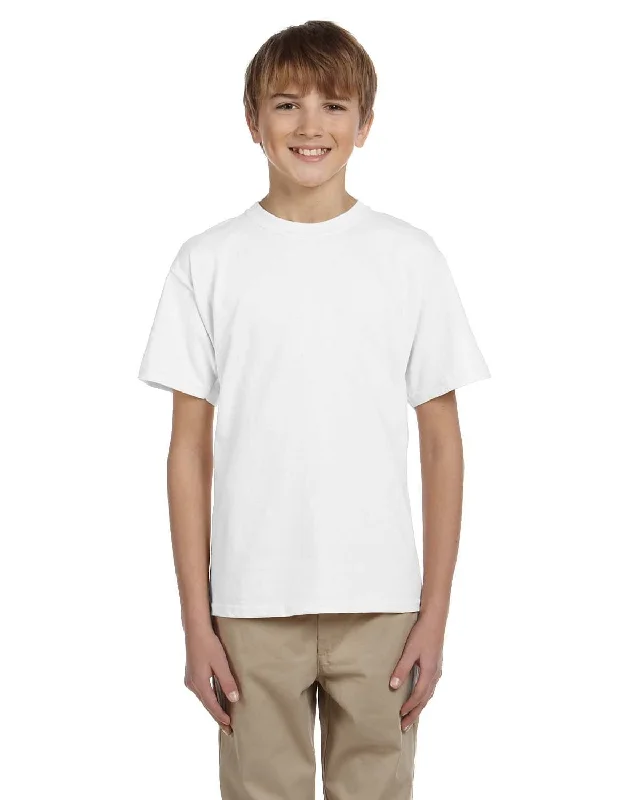 Fantastic Offers Fruit of the Loom Youth T-Shirt | White