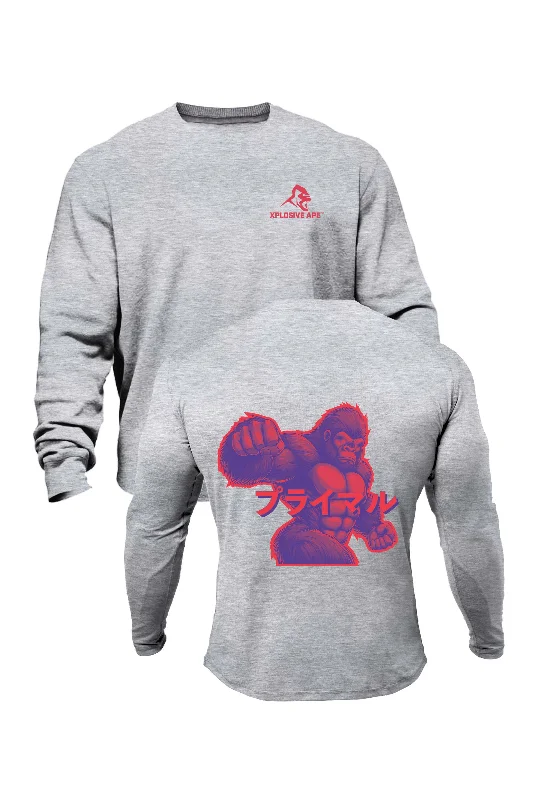 Great Deal XAPE Inferno V2 Sweatshirt - Grey Marl