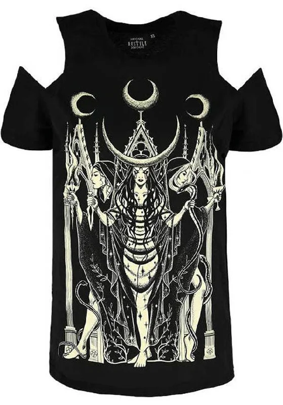 Online Exclusive Hecate | COLD SHOULDER T-SHIRT