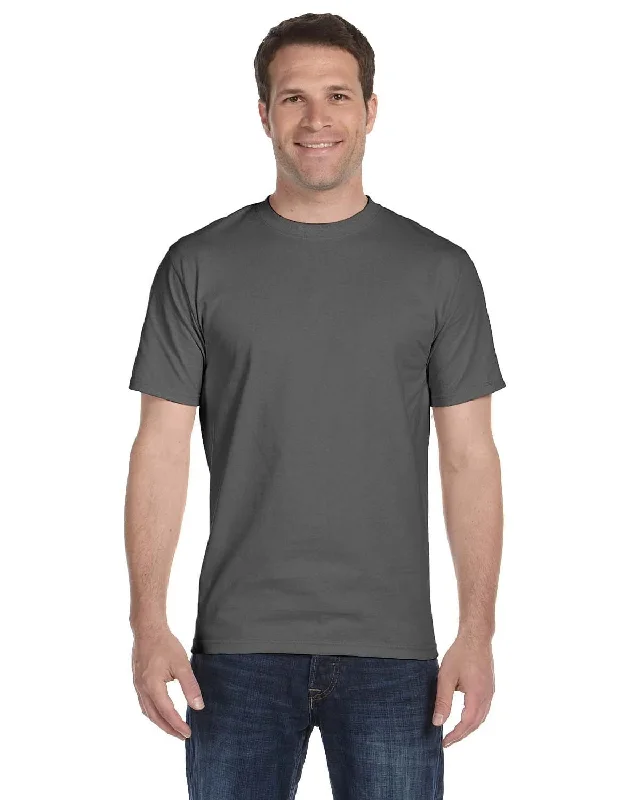 Weekend Bargains Galore Hanes ComfortSoft 100% Cotton T-Shirt | Smoke Gray