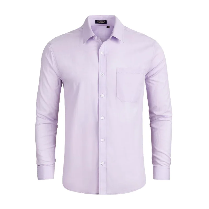 Today’s Special Men's Dress Shirt with Pocket - LAVENDER