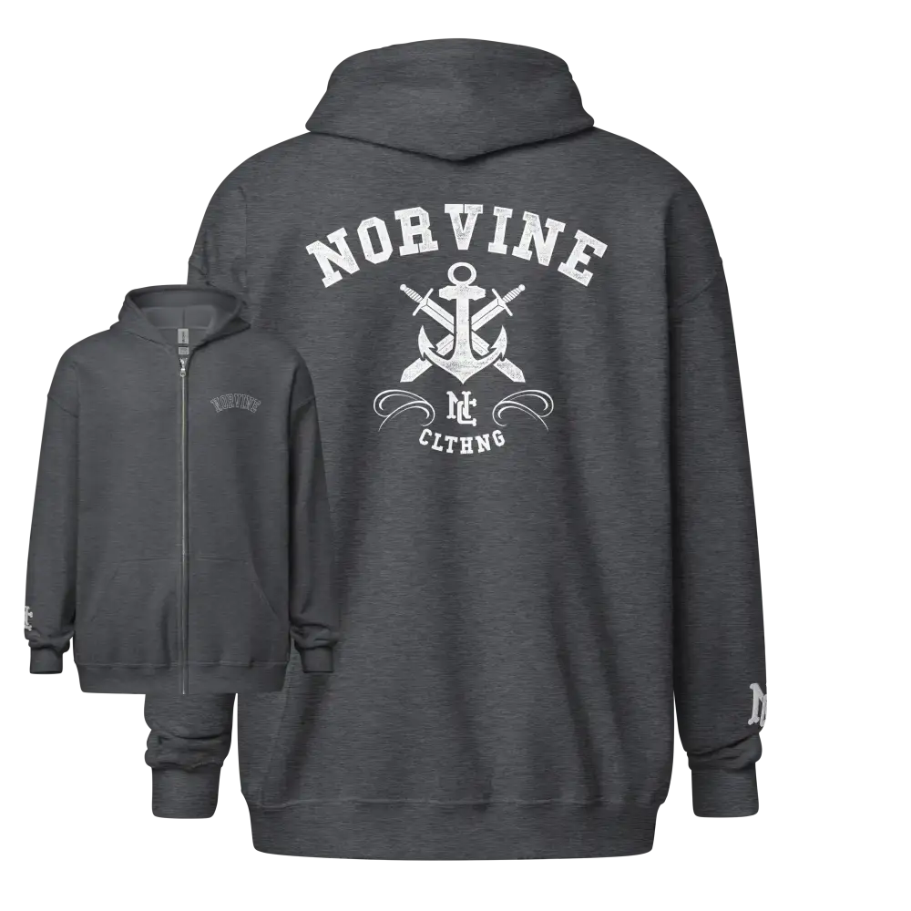 Deal Mania Anchor Heavy Blend Zip Hoodie