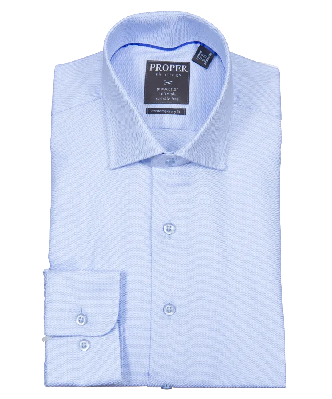 Weekend Savings Spectacular Angel Falls Blue Contemporary Fit Cotton Shirt