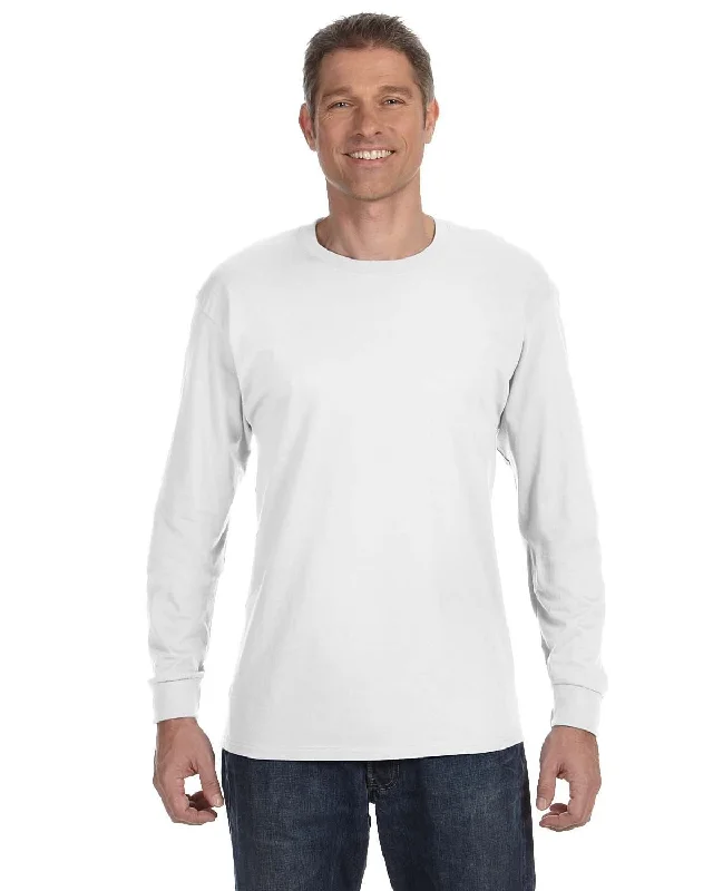 Super Bargain Jerzees DRI-POWER ACTIVE Long Sleeve T-Shirt | White