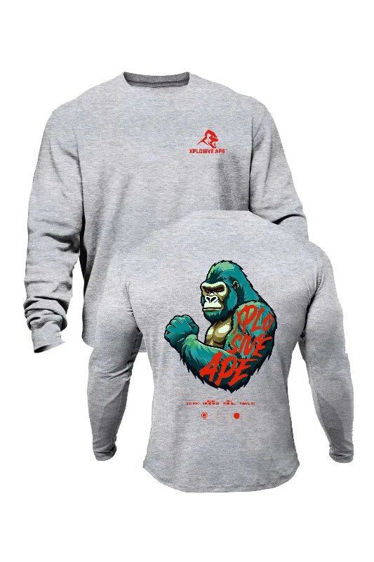Weekend Specials to Savor XAPE Powerhouse V2 Sweatshirt - Grey Marl