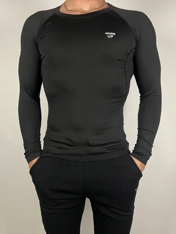 Quick Deals Black Compression Top