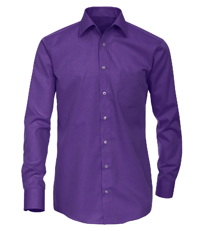 Exclusive Deal Purple Slim Fit Men's Shirt