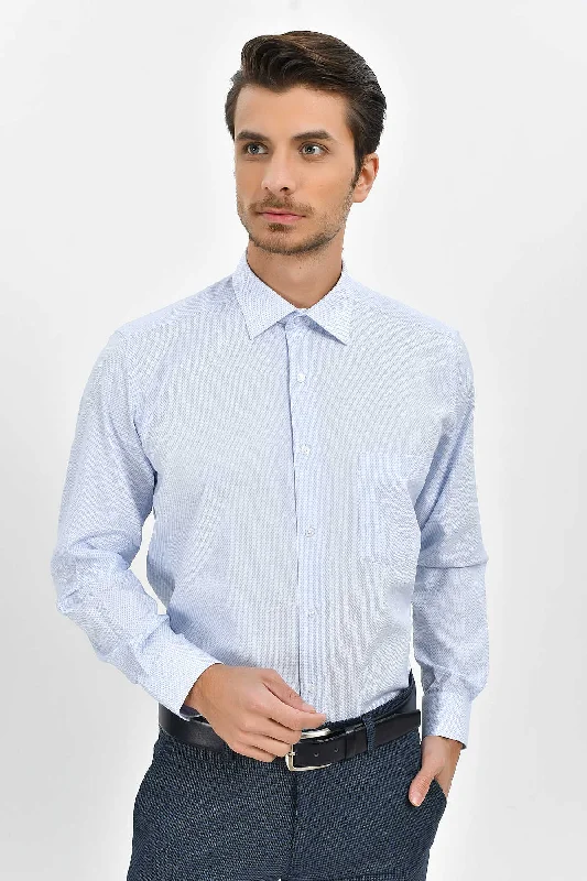 Price Drop Regular Fit Long Sleeve Patterned Cotton Blend Dress Shirt, Light Blue D. Price Drop Regular Fit Long Sleeve Patterned Cotton Blend Dress Shirt, Light Blue D.