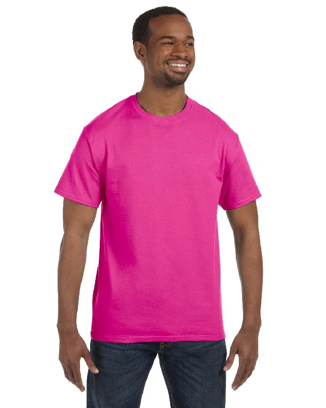 Weekend Special Jerzees Heavyweight 50/50 T-Shirt | Cyber Pink