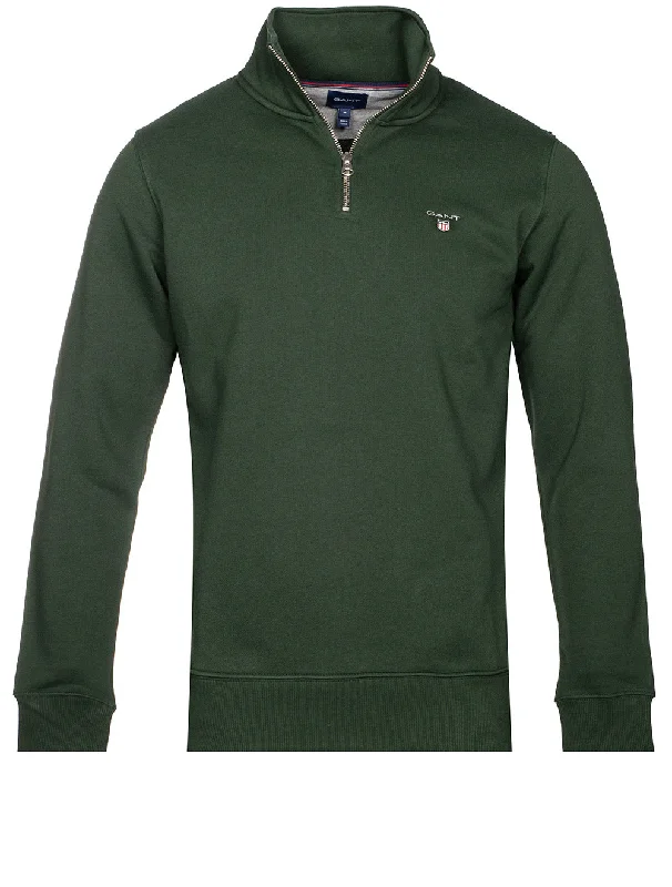 Clearance Event Original Sweatshirt mit halbem Reißverschluss Storm Green