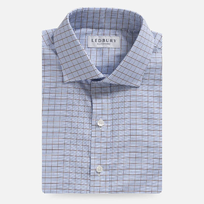 Warehouse Sale The Brown Kent Windowpane Custom Shirt