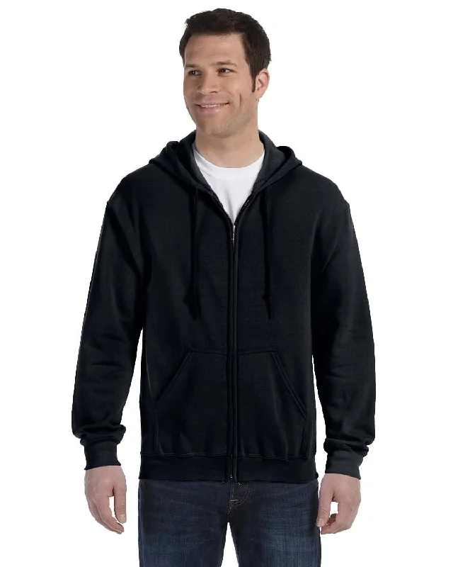 Price Drop Gildan Heavy Blend 50/50 Full-Zip Hooded Sweatshirt | Black
