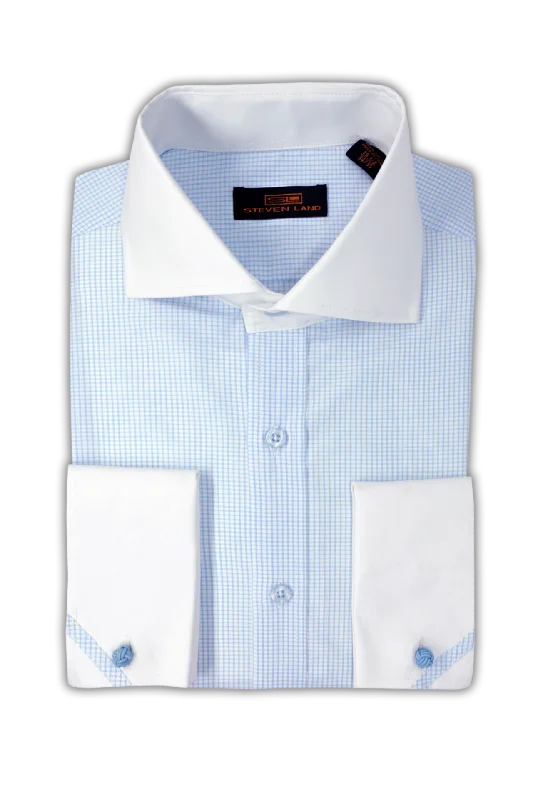 Limited Availability Steven Land Dress shirt | Lowell | Spread Collar | 100% Cotton