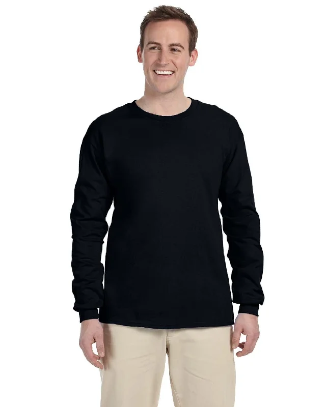 Can't Miss Gildan Ultra Cotton Heavyweight Long Sleeve T-Shirt | Black