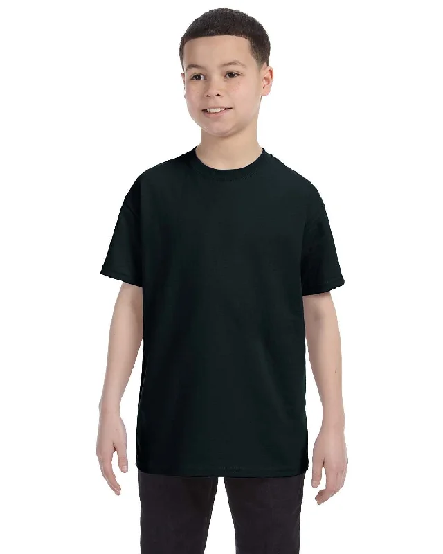 Bargain Prices Gildan Youth Lightweight 100% Cotton T-Shirt | Black