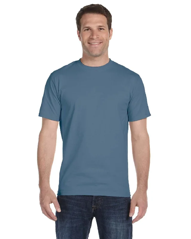 Take Advantage Hanes ComfortSoft 100% Cotton T-Shirt | Denim Blue