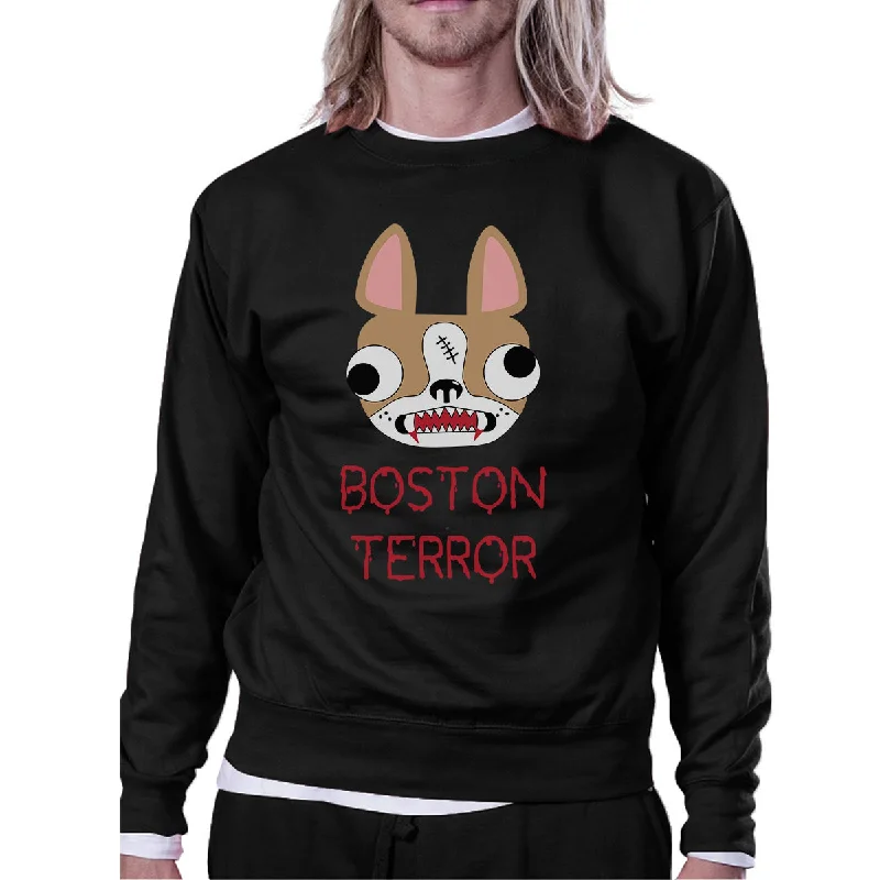 Weekend Discounts to Relish Boston Terror Terrier Black SweatShirt
