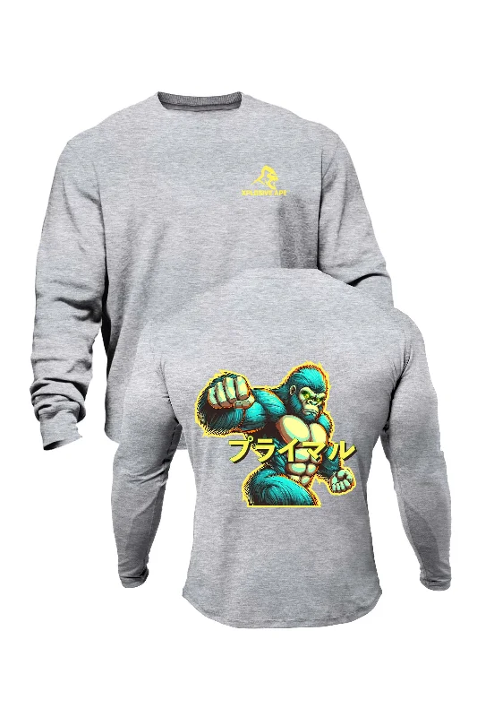 Weekend Discounts You Deserve XAPE Inferno V5 Sweatshirt - Grey Marl