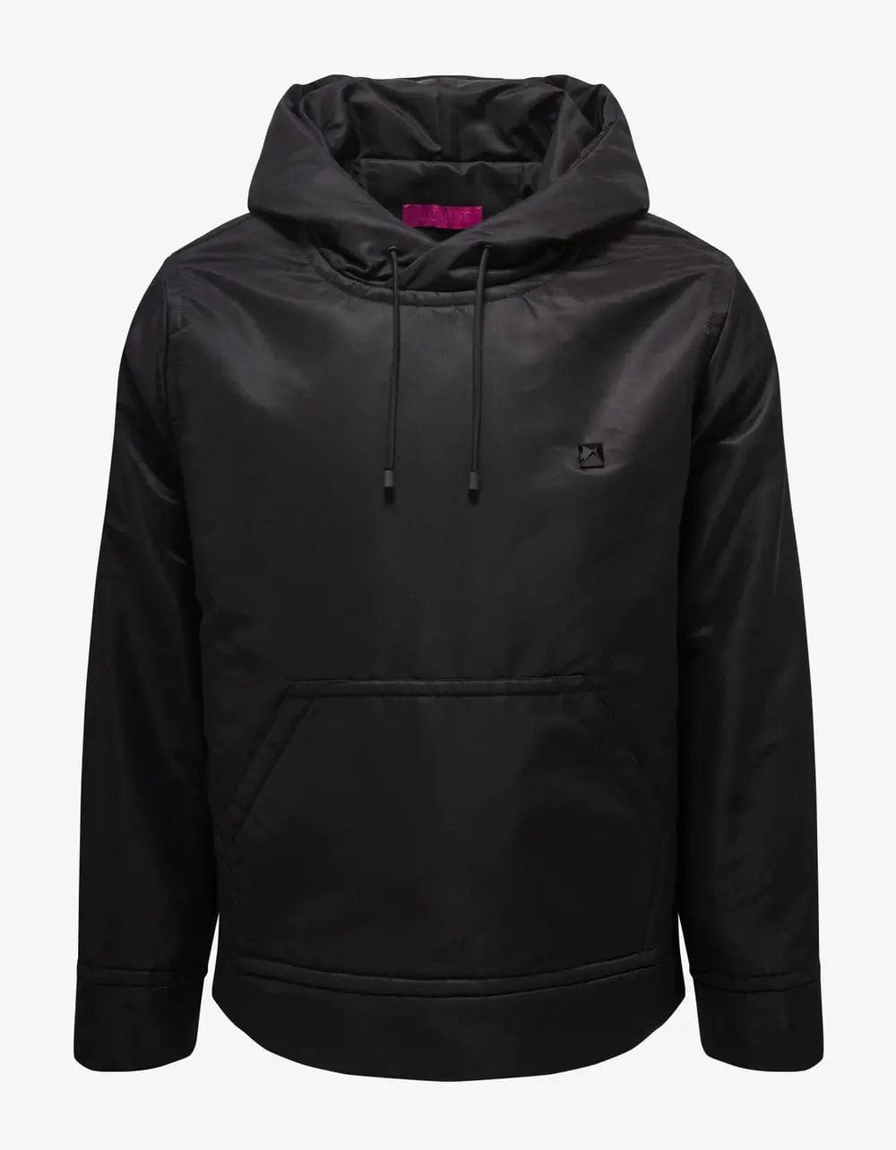 Bargain Blast Valentino Garavani Black Stud Detail Nylon Hoodie