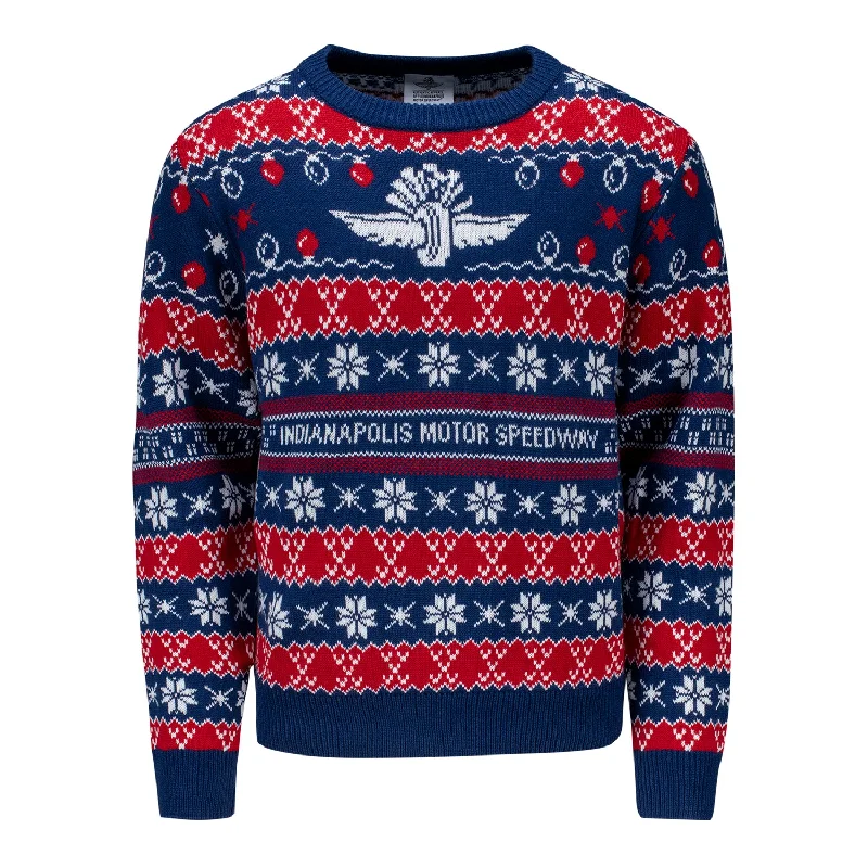 Year-End Deals Wing Wheel Flag Ugly Holiday Sweater