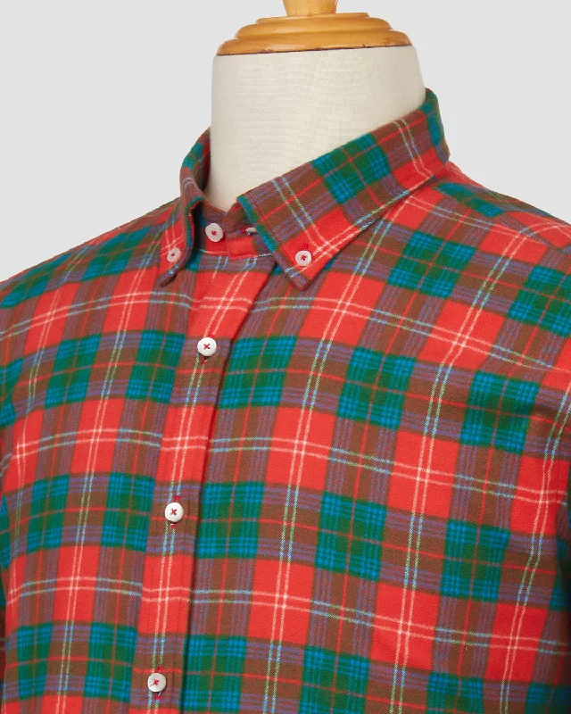 Steal Deal Japanese Mistletoe Checked Shirt