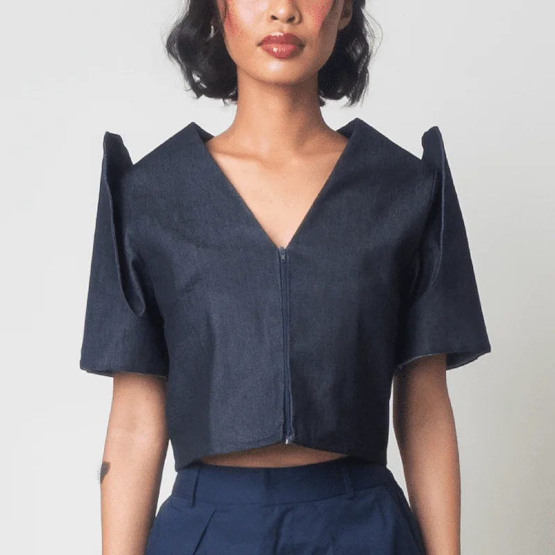 Weekend Sale: Don't Miss Out Convertible Terno Top Denim