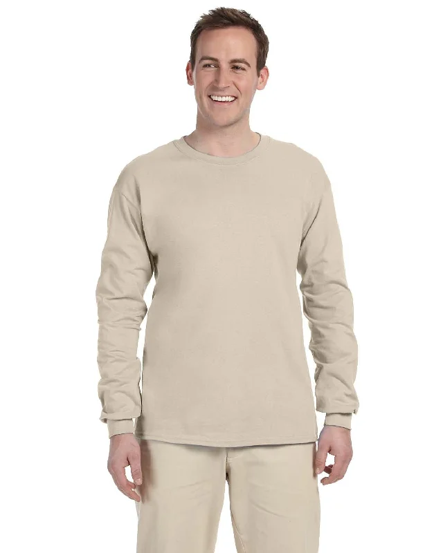 Flash Deals Gildan Ultra Cotton Heavyweight Long Sleeve T-Shirt | Sand
