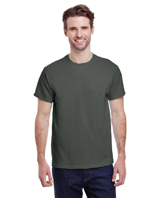 Instant Savings Gildan Ultra Cotton Heavyweight T-Shirt | Military Green