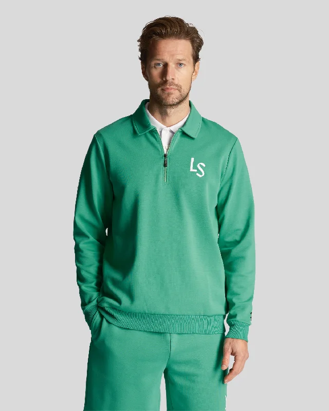 Weekend Discounts to Love Golf LS Logo 1/4 Zip Sweatshirt