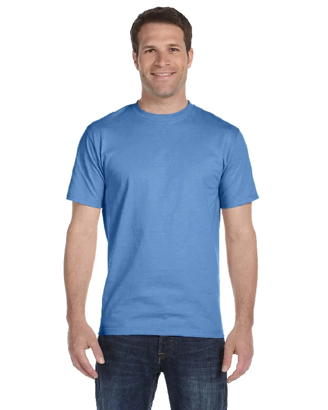 New Deal Hanes ComfortSoft 100% Cotton T-Shirt | Carolina Blue