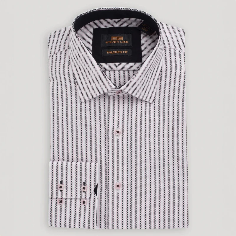 New Arrival The Beckett Dress Shirt | Double Button Barrel Cuff & Point Collar | Pink