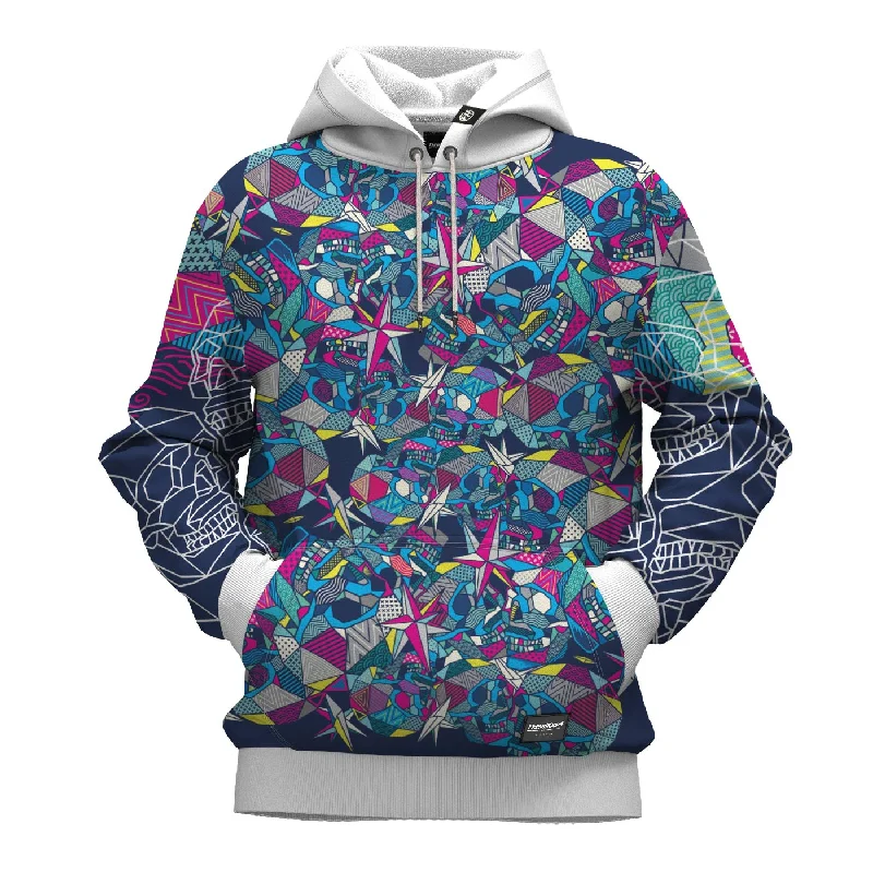 Super Sale Geometric Skull Hoodie