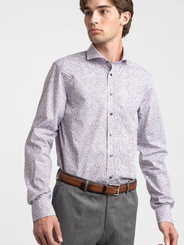 Price Drop Red Puzzle Modern Fit Shirt