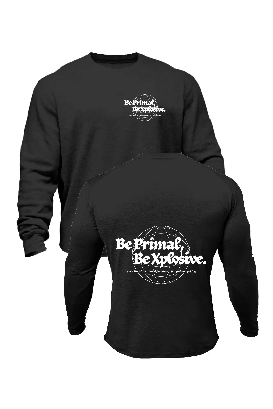 Weekend Discounts to Enjoy XAPE Primal Globe V1 Sweatshirt - Black