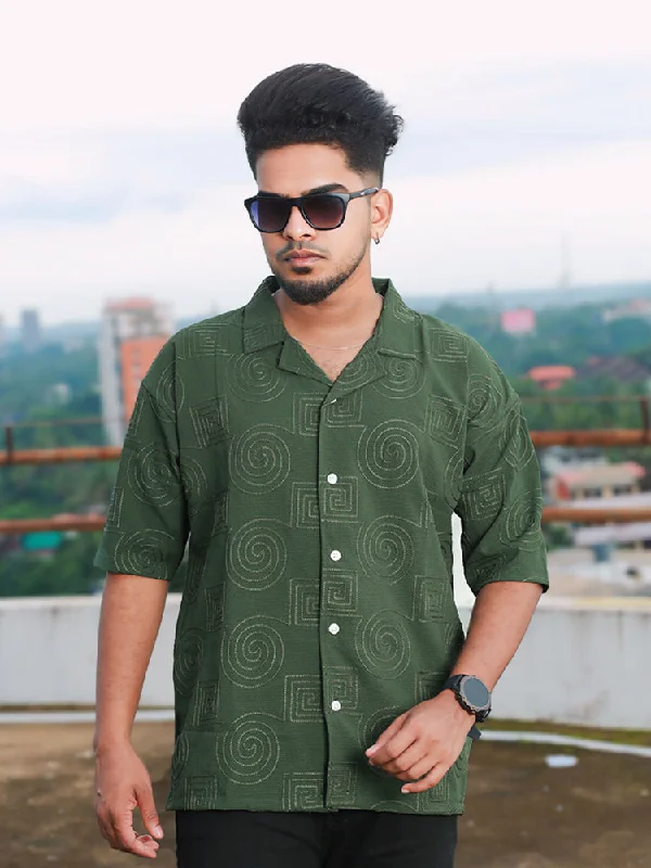 Mega Deal Men Regular Fit Popcorn Five Sleeve Casual Shirt