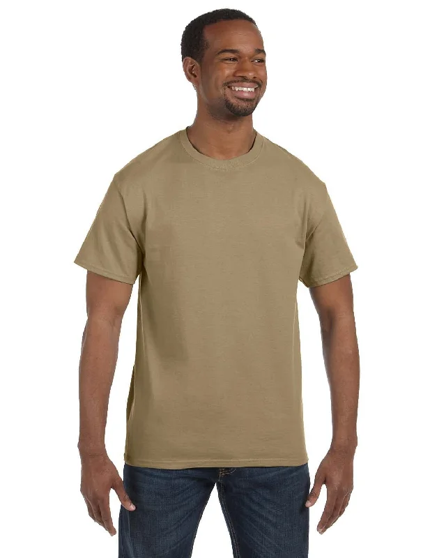 Weekend Deals That Amaze Jerzees Heavyweight 50/50 T-Shirt | Khaki