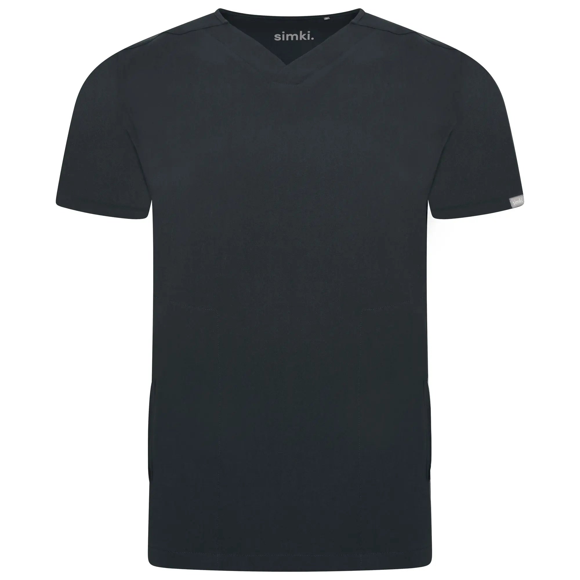 Quick Sale Simki Men's Oscar Scrub Top - Soft Black