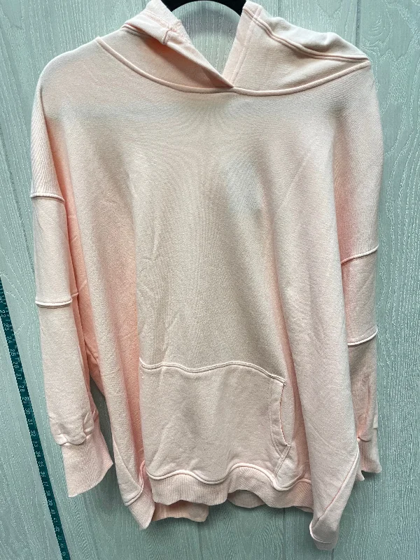 Weekend Extravaganza: Shop Now Sweatshirt Hoodie By SOCIETIE In Pink, Size: 1x